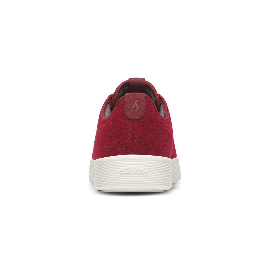 Women's Wool Cruiser - Burgundy (Natural White Sole)