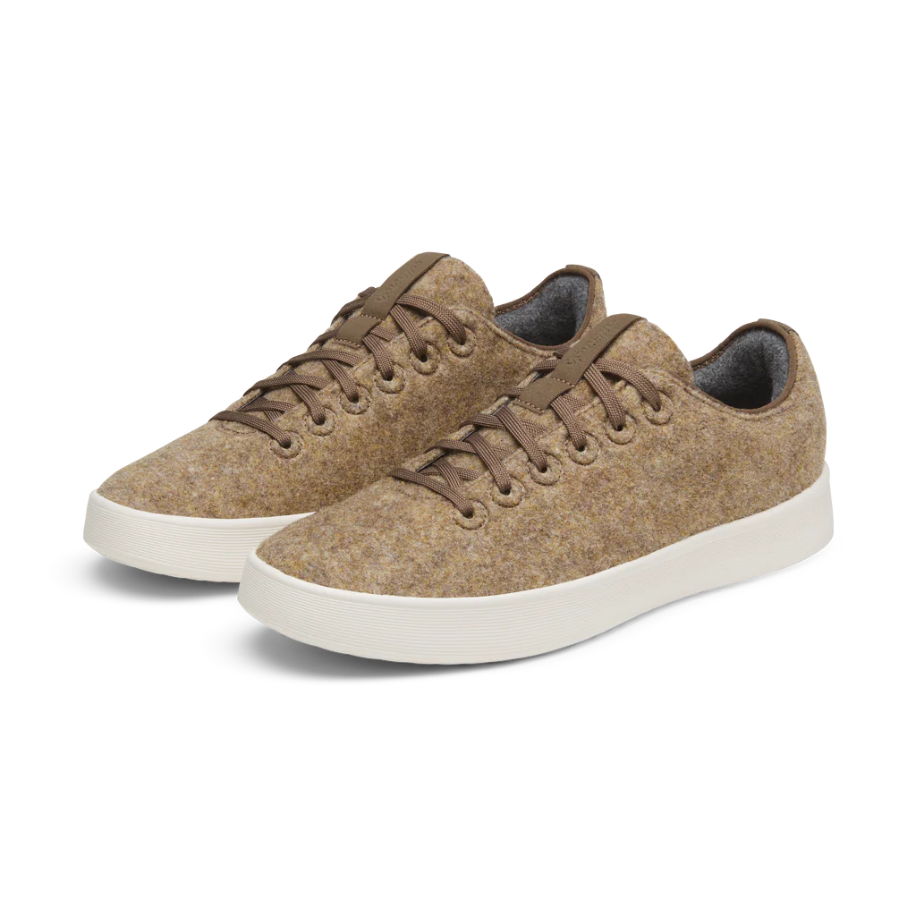 Men's Wool Cruiser - Dark Camel (Natural White Sole)