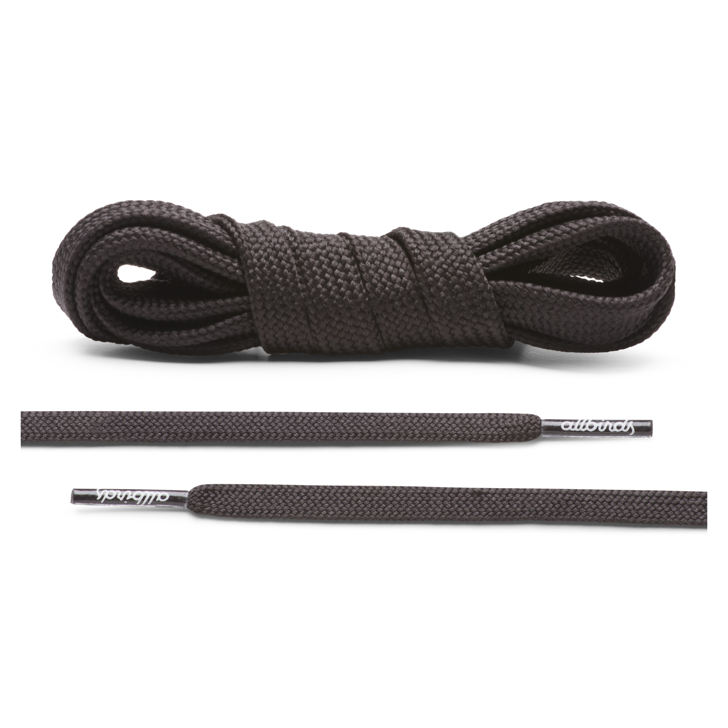 Allbirds Laces - True Black - Flat