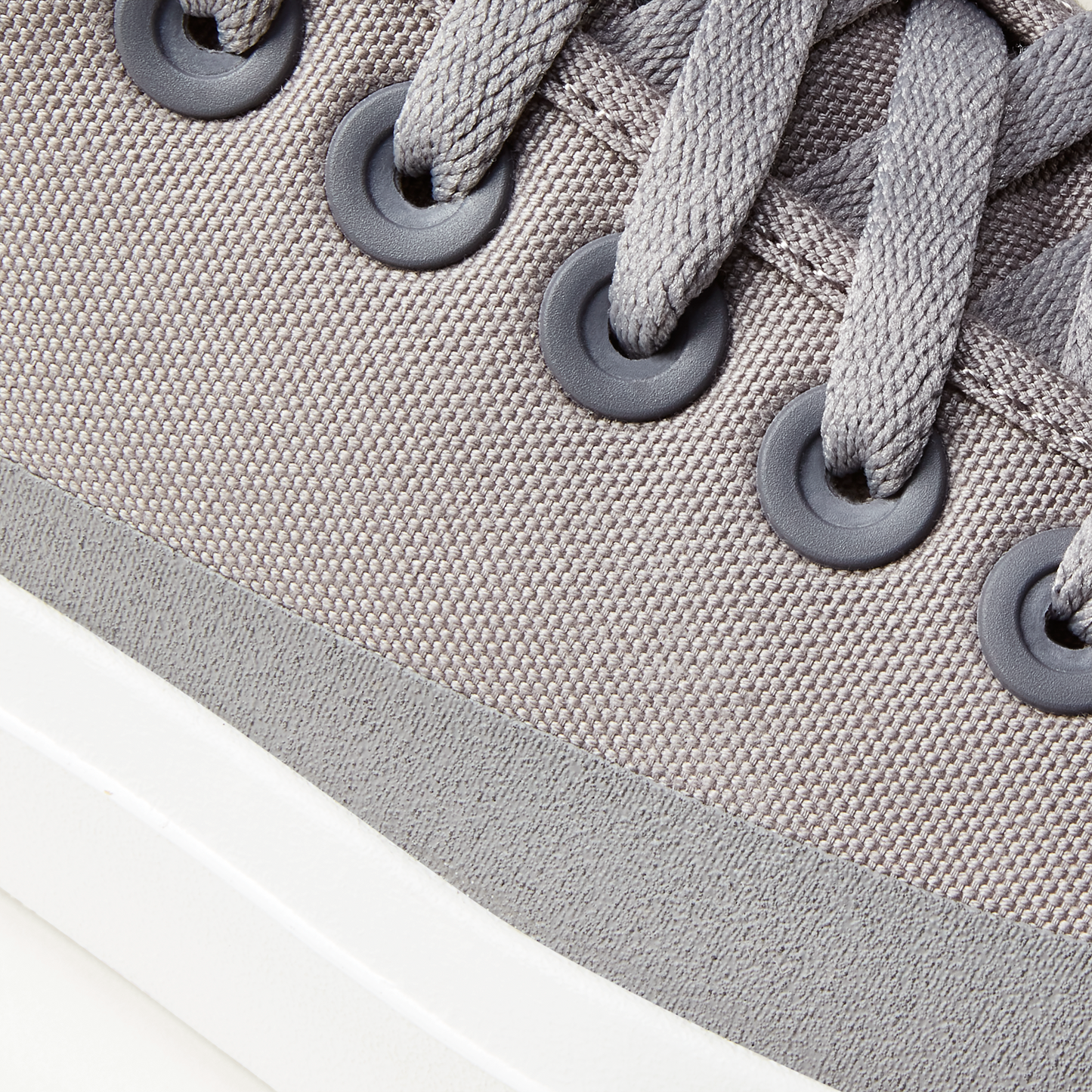 Men's Canvas Piper - Medium Grey (Light Grey Sole)