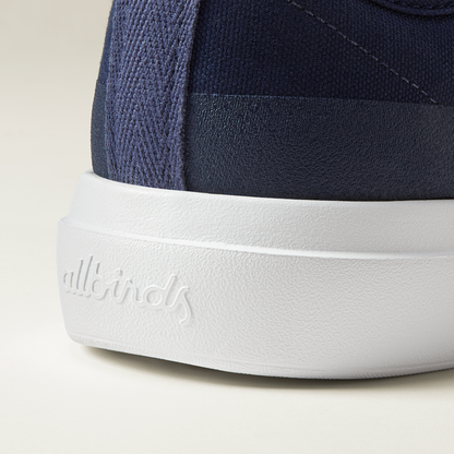 Men's Canvas Piper - Deep Navy (Natural White Sole)