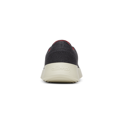Women's Wool Runner Go - Dark Grey/Thunder Red (Arid Beige Sole)