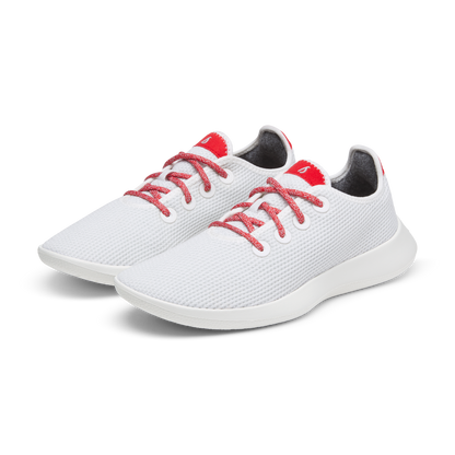 Women's Tree Runner - Blizzard/Bold Red (Blizzard Sole)