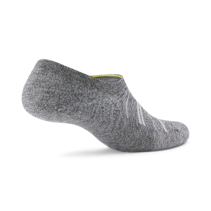 Anytime No Show Sock - Natural Grey Heather/Light Grey