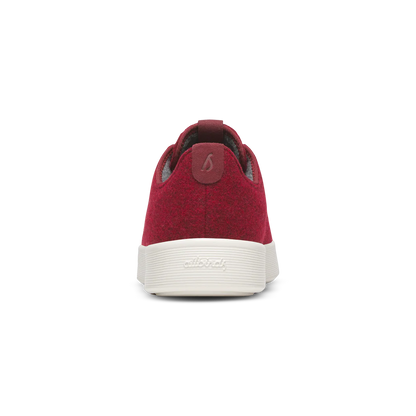 Women's Wool Cruiser - Burgundy (Natural White Sole)