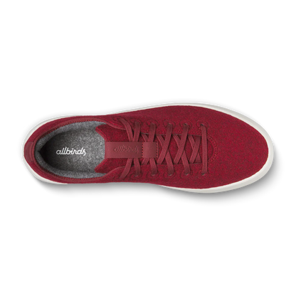 Women's Wool Cruiser - Burgundy (Natural White Sole)