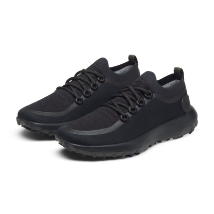 حذاء رياضي ترايل رانرز للنساء - أسود /غابة داكنة (بنعل أسود )