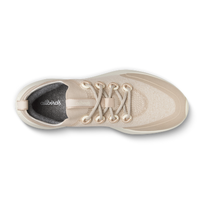 Women's Wool Strider - Rugged Beige (Natural White Sole)