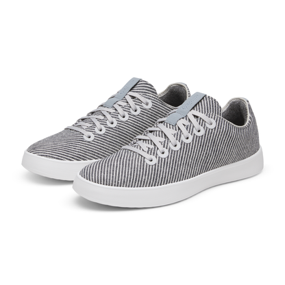 Women's Canvas Cruiser - Deep Navy Stripes (Blizzard Sole)