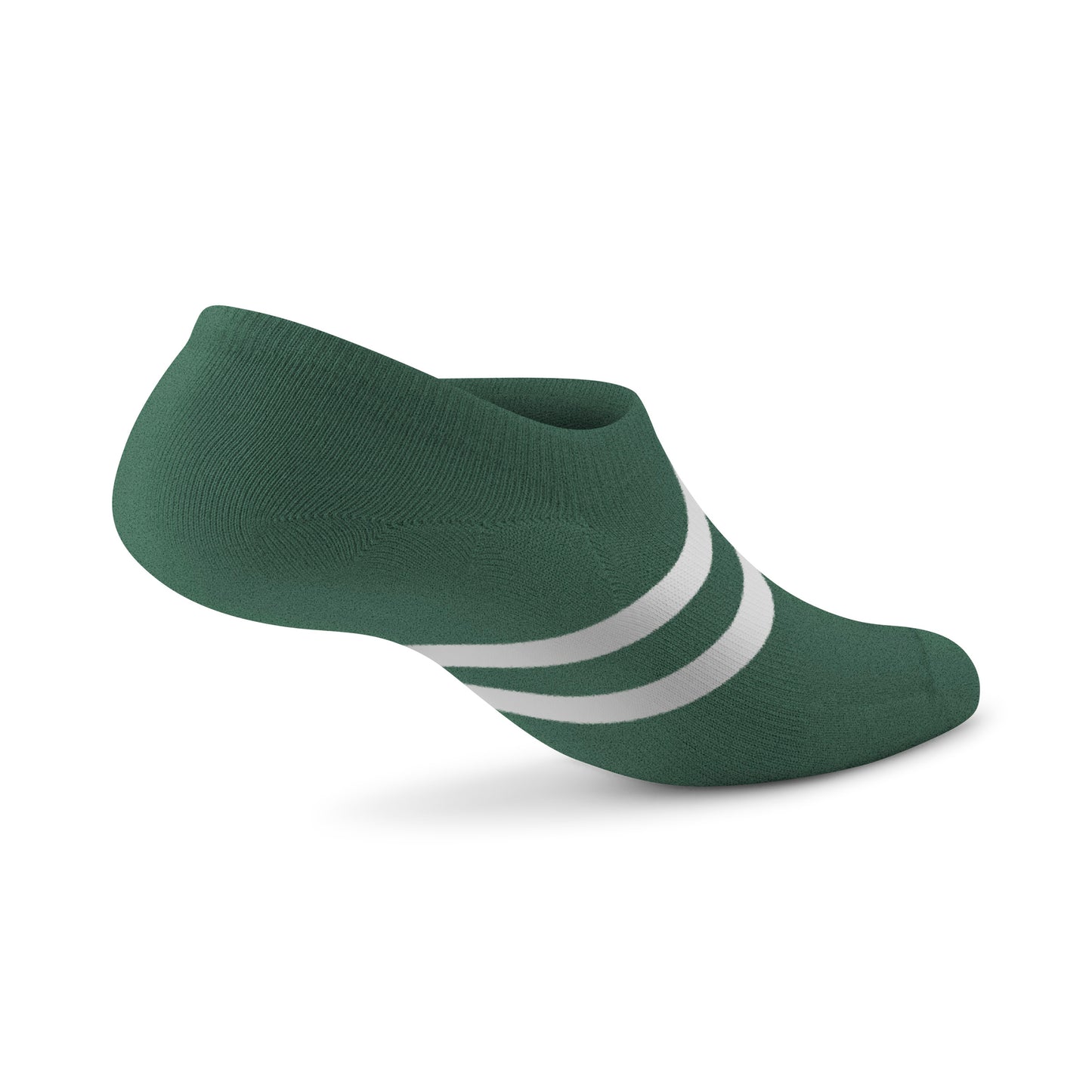 Anytime No Show Heel Grip Sock - Verdant Green (Blizzard Sole)
