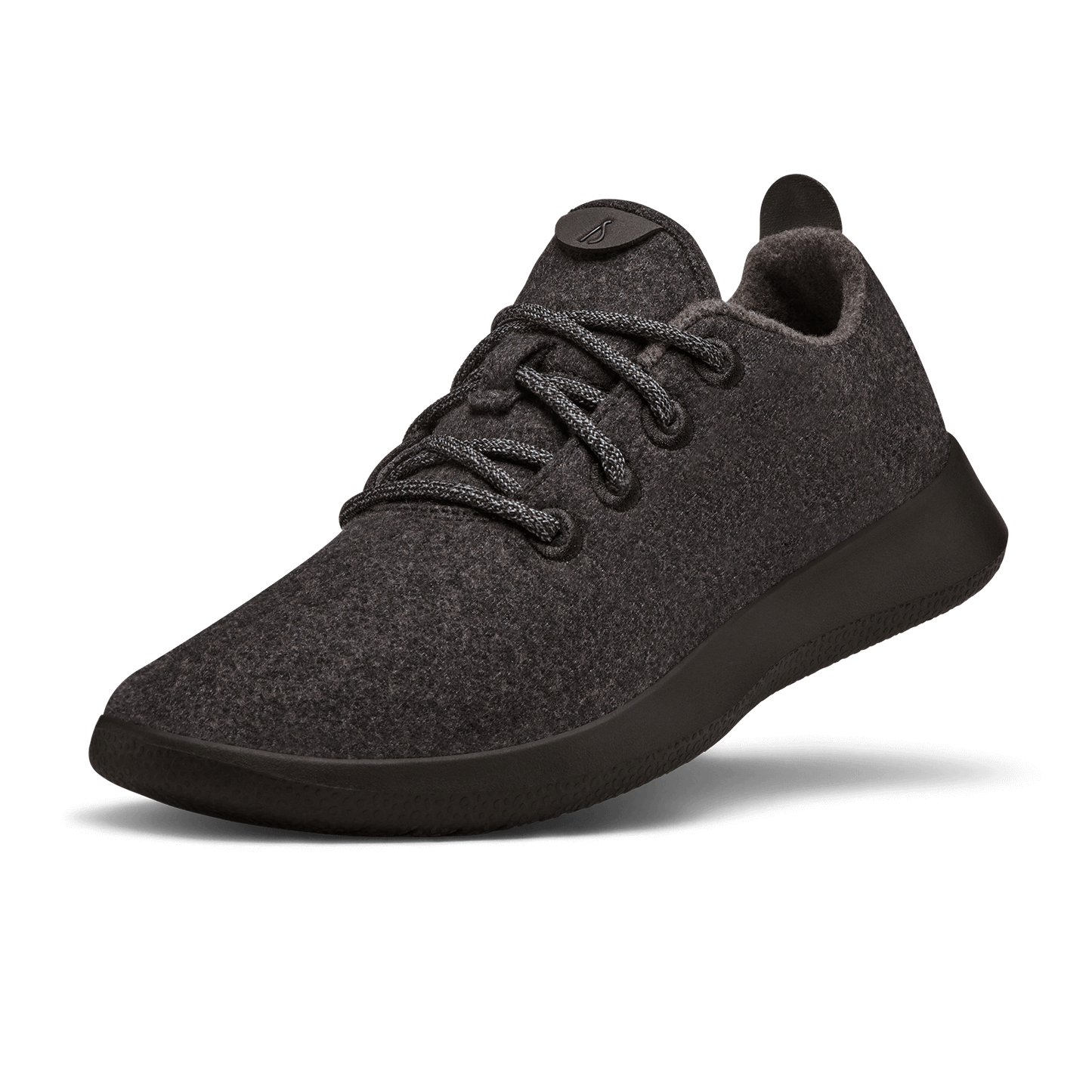 Men's Wool Runner - Natural Black (Black Sole)