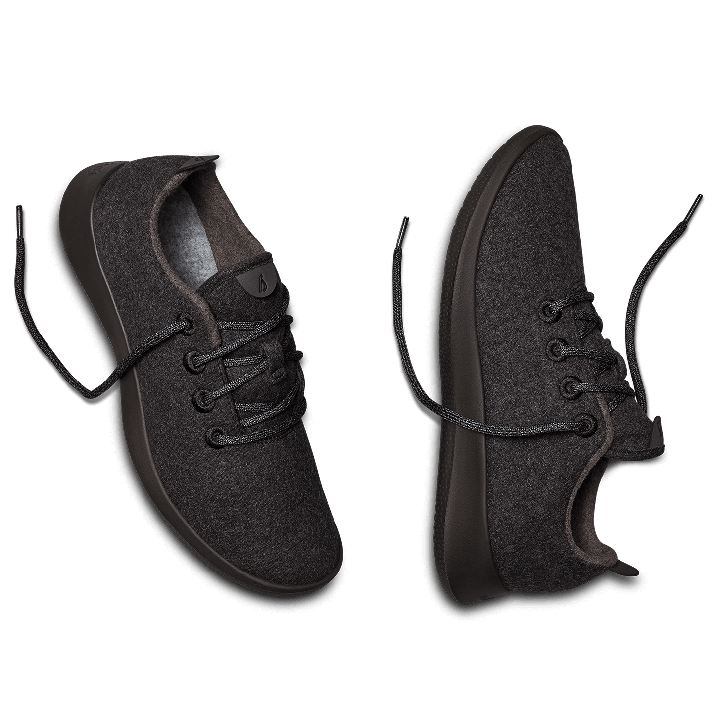 Men's Wool Runner - Natural Black (Black Sole)