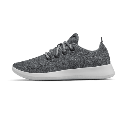 Men's Wool Runners - Natural Grey (Light Grey Sole)