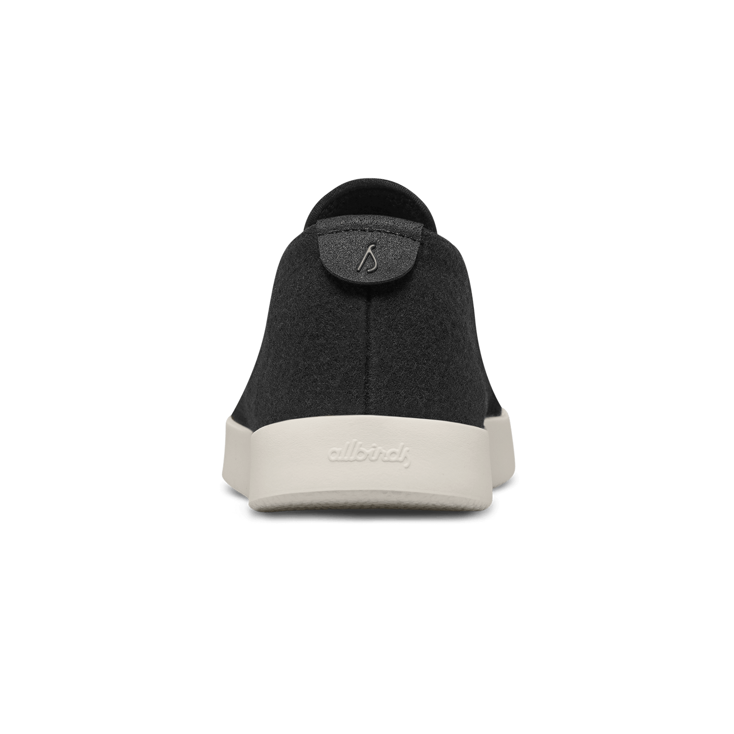 Men's Wool Loungers - True Black (Cream Sole)